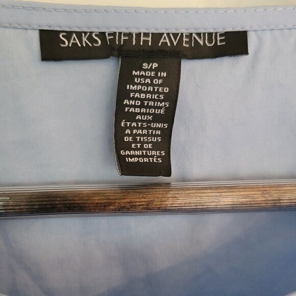 Saks Fifth Avenue Cold Shoulder Top size S/P - Picture 2 of 8